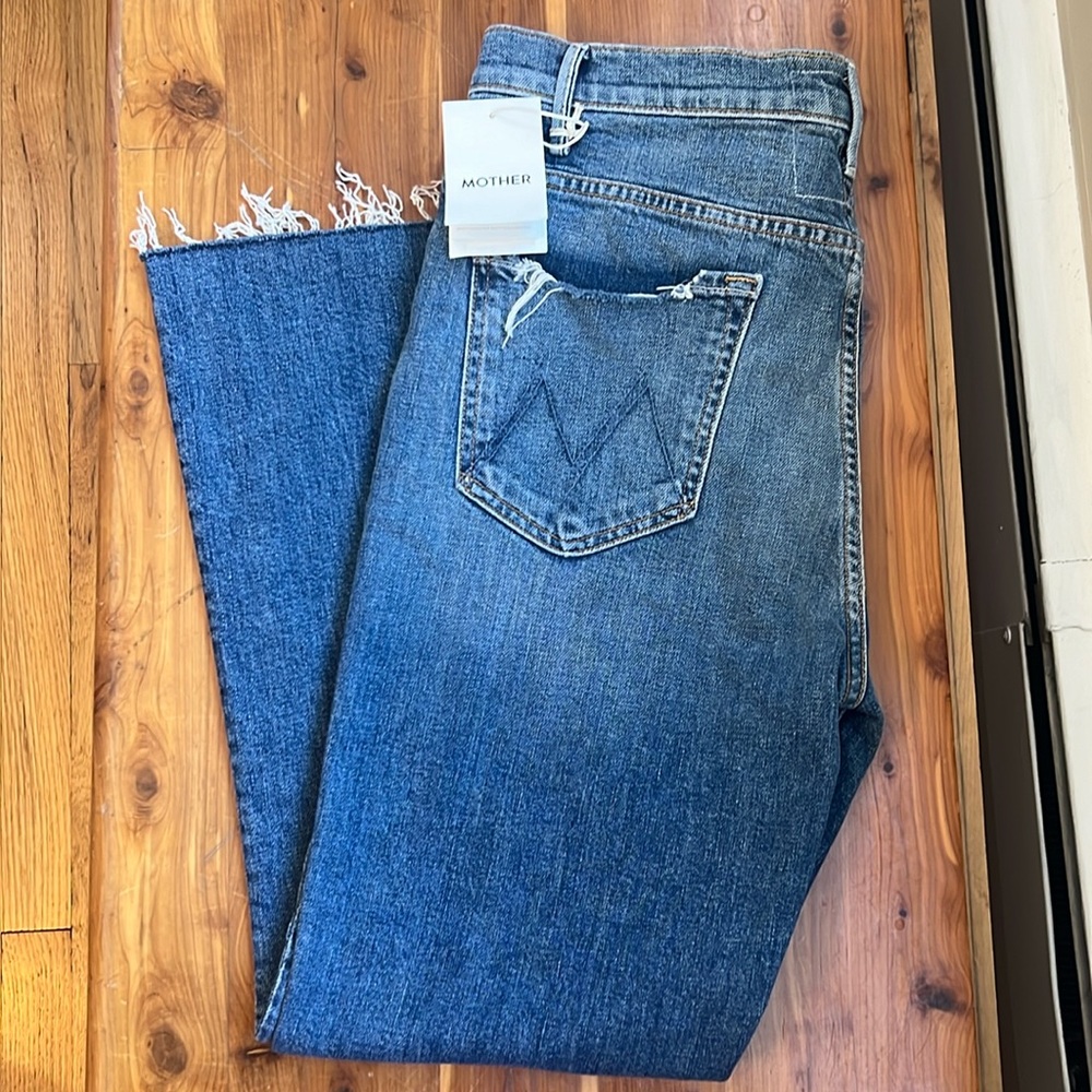MOTHER|The Hustler Ankle Frayed Jeans|Size 32|NWT
